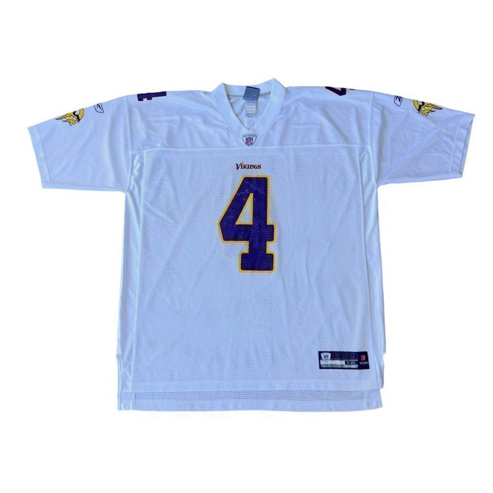 Reebok Minnesota Vikings #4 Brett Favre‎ Vintage Football Jersey Men's 2XL